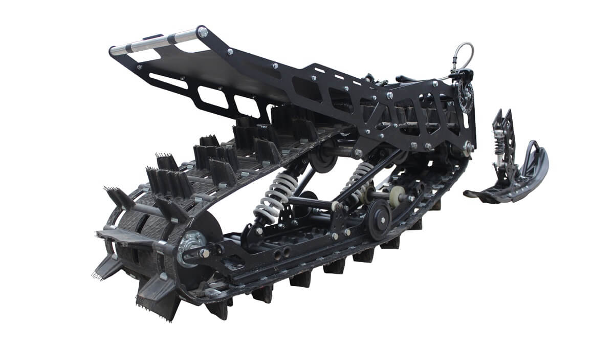 Гусеничный комплект для мотоцикла Monotrack 650_гусеница для эндуро_снегоходный комплект для мотокросса_гусянка на мото от ООО СНОУБАЙК_8